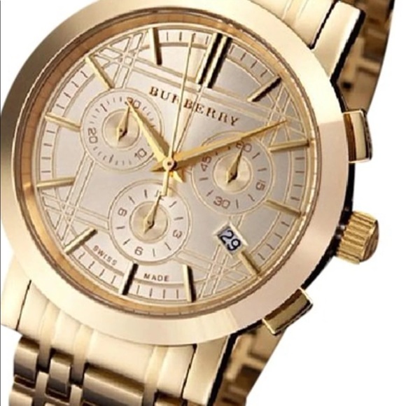 New Burberry Gold Men\'s Watch BU1757 main image 4